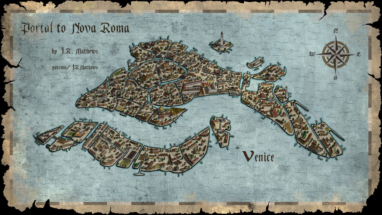 Portal to Nova Roma review: the official map of Venice and its lagoon islands