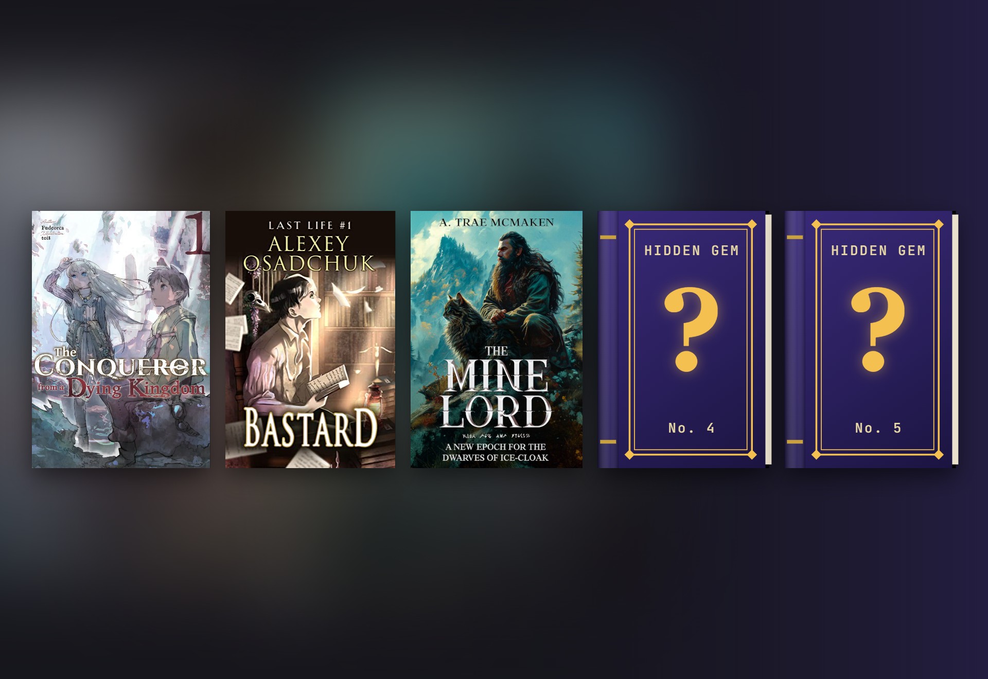Underrated kingdom building novels: five hidden gems for after the usual list